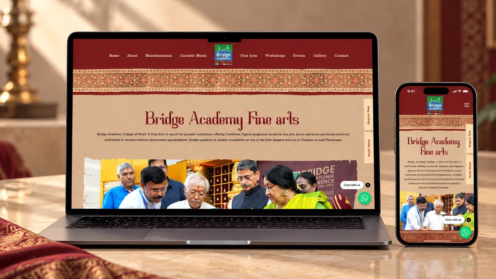 Bridge Academy — Fine Arts, Bharatanatyam & Carnatic Music — Fine Arts, Bharatanatyam & Carnatic Music